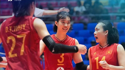  Tuyển bóng chuyền nữ Việt Nam thua trận đầu tiên ở AVC Cup 2026