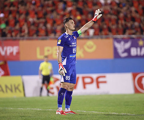 Lê Giang nhiều khả năng sẽ là thủ môn số 1 của ĐT Việt Nam ở AFF Cup 2026 - Ảnh: Đức Cường 