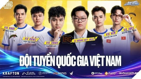  Đội tuyển Việt Nam tranh vé dự ASIAD 20 môn PUBG Mobile