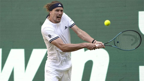  Alexander Zverev vào bán kết giải sân cỏ Halle Open 2026