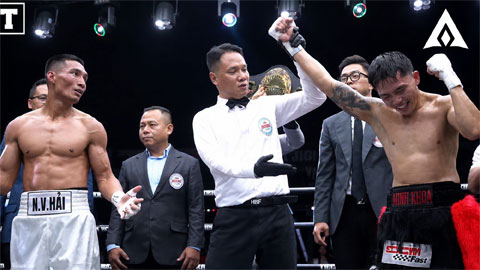  Xuất hiện trận đấu gây tranh cãi ở giải boxing Trigger Championship 08 tại Việt Nam