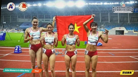  Điền kinh Việt Nam đoạt cú đúp HCV giải châu Á 2026
