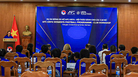  AFC và UEFA tham gia định hình tương lai bóng đá nữ Việt Nam