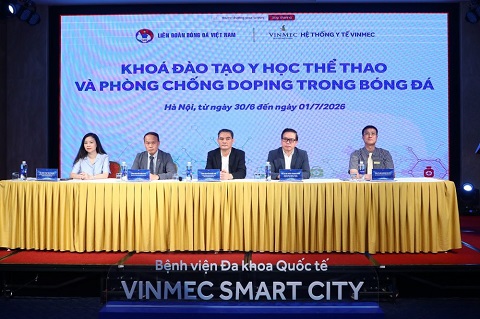 Khóa học đào tạo Y học thể thao trong bóng đá và Phòng chống Doping lần thứ nhất năm 2026