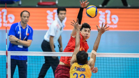  Tuyển bóng chuyền nam Việt Nam thua Thái Lan ở trận ra quân SEA V.Cup 2026