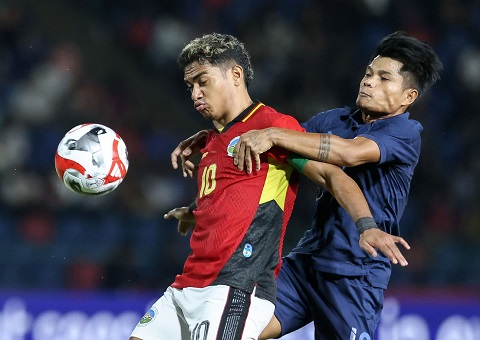Pedro là chân sút đáng chú ý của Timor Leste 
