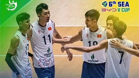  Tuyển bóng chuyền nam Việt Nam thua ngược Thái Lan ở chặng hai SEA V.Cup 2026