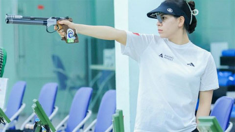  Trịnh Thu Vinh dừng bước ở vòng loại Cúp bắn súng thế giới 2026