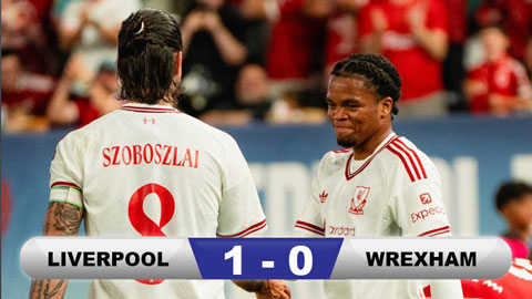 Kết quả Liverpool 1-0 Wrexham: The Reds thắng trận thứ 2 dưới thời Iraola