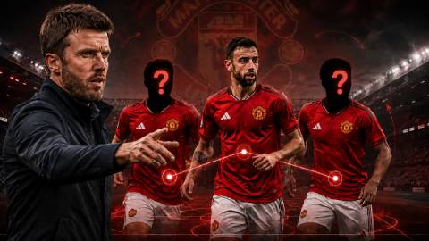  Carrick chốt phương án ít ai ngờ cho bộ ba tiền vệ MU