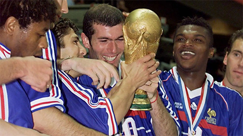 Tuyển Pháp đã vô địch World Cup 1998 trên sân nhà