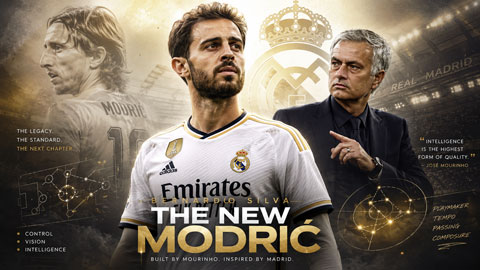  Bernardo Silva sẽ là 'Modric mới' của Mourinho tại Real Madrid?