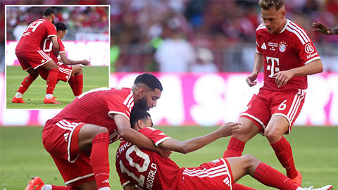  Musiala đổ gục trong trận giao hữu của Bayern Munich