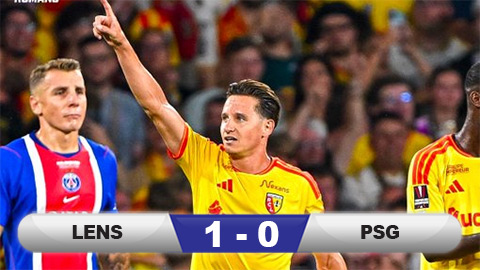  Kết quả Lens 1-0 PSG: Địa chấn tại Stade Bollaert-Delelis!