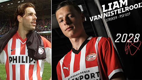  Con trai Van Nistelrooy gây sốt