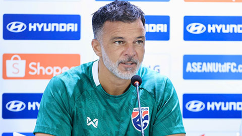 HLV Anthony Hudson thừa nhận Thái Lan yếu hơn Việt Nam ở AFF Cup 2026 - Ảnh: Đức Cường