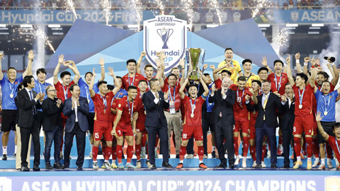 ĐT Việt Nam giành chức vô địch AFF Cup 2026. Ảnh - Đức Cường
