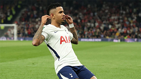  Savinho ghi bàn trong ngày ra mắt, Tottenham thắng đậm