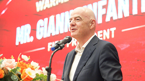  Chủ tịch FIFA: ‘Việt Nam có quyền mơ ước đăng cai World Cup’