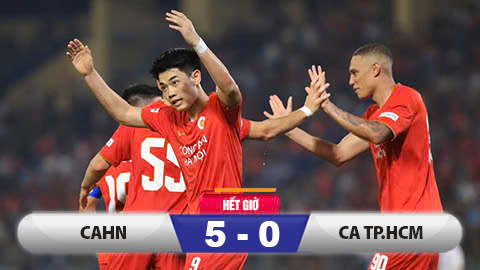  Kết quả Công an Hà Nội 5-0 Công an TP.HCM: Đình Bắc cùng đồng đội giành Siêu cúp Quốc gia 2025/26