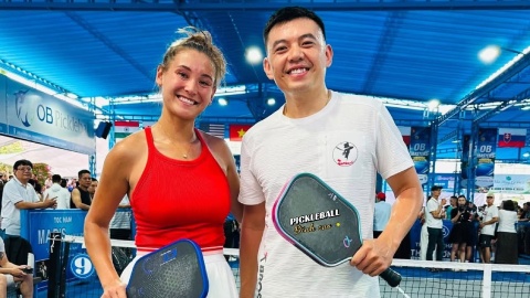  Lý Hoàng Nam/Roos Van Reek vô địch đôi nam nữ OB Masters 2026