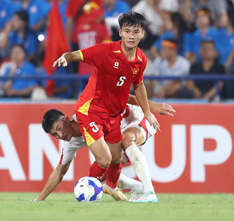 U20 Việt Nam khởi đầu không suôn sẻ - Ảnh: Minh Tuấn 