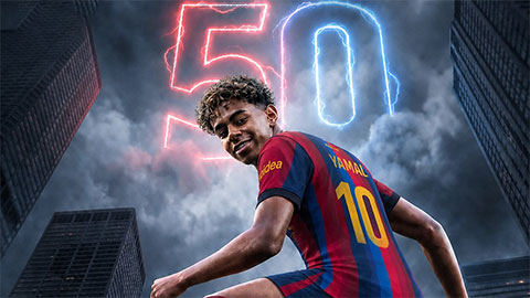  Yamal vượt Messi, lập kỷ lục chưa từng có trong lịch sử Barca
