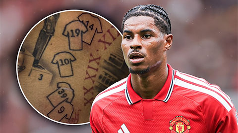  Tin bóng đá tối 4/9: Rashford xăm hình đặc biệt