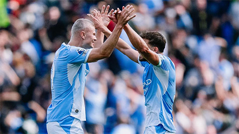  Trực tiếp Man City 1-0 Coventry: Hết hiệp 1