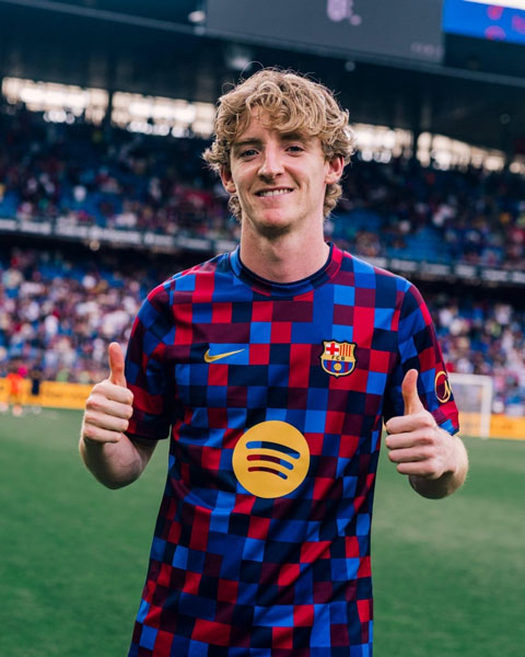 Mức định giá của Gordon tăng chóng mặt sau khi sang Barca - Ảnh: getty images