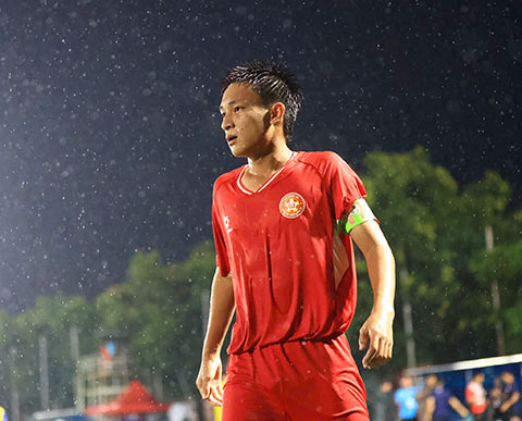 Tiền vệ Phạm Tuấn Kiệt ghi bàn vào lưới PSG trong màu áo U16 PVF. Ảnh: PVF
