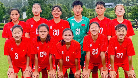  U17 nữ Việt Nam ghi 6 bàn vào lưới đội bóng Nhật Bản