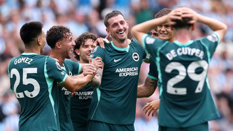  Kết quả bóng đá hôm nay (14/9): Brighton đại thắng vào top 4