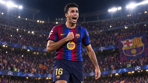  Barcelona có 5 thủ lĩnh, vì sao Rodri không nằm trong số đó?