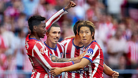  Atletico đại thắng Osasuna 4-0, chạy đà hoàn hảo cho derby Madrid