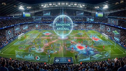  Siêu máy tính dự đoán kết quả Brighton vs Arsenal tại Ngoại hạng Anh