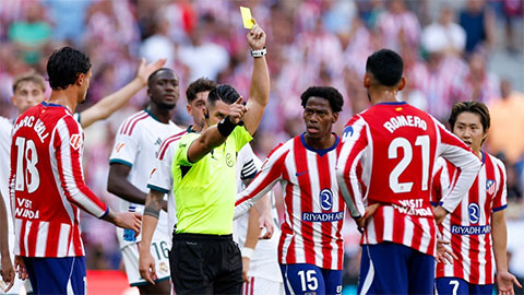  Chuyên gia trọng tài: Romero đáng lẽ phải nhận thẻ đỏ trong derby Madrid