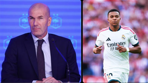  Zidane tách Mbappe khỏi vị trí trung phong ở ĐT Pháp