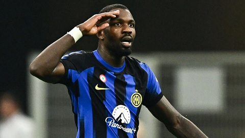 Thuram ghi 2 bàn và 2 kiến tạo cho Inter từ đầu mùa