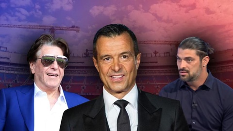  Ngoài Jorge Mendes, những ‘tay cò’ nào đang quản lý dàn sao Barca?