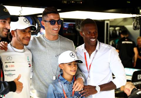 Ronaldo và Hamilton tại Sepang 2017