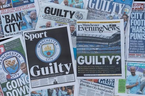 Man City bị kết tội và đang đối mặt với những án phạt nặng nề