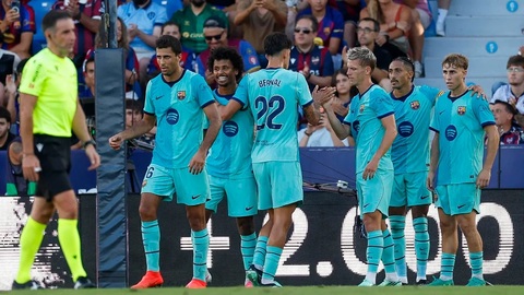 Vai trò của từng nhóm cầu thủ ở Barca được phân định rất rõ ràng. Ảnh: El Desmarque