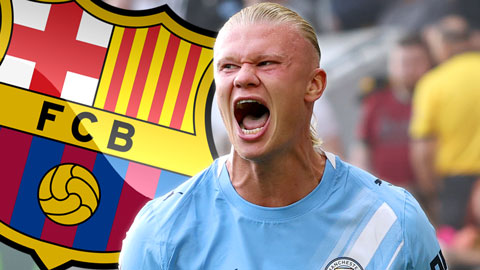 Haaland muốn đến Barca nếu rời Man City