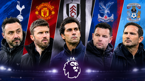 Top 5 HLV có nguy cơ bị sa thải cao nhất Premier League hiện nay