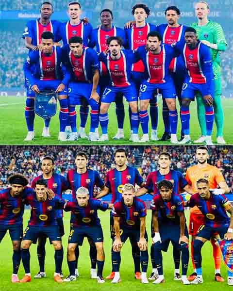 Cuộc đối đầu PSG vs Barca tại Champions League giữa tuần tới rất được chờ đợi