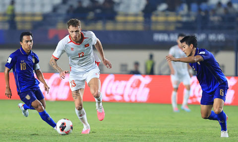 T Lộc chơi chưa thuyết phục tại FIFA ASEAN Cup 2026. Ảnh: Đức Cường
