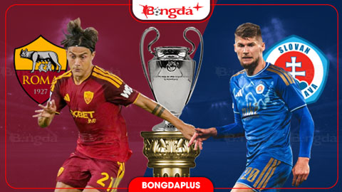  Nhận định bóng đá Roma vs Slovan Bratislava, 02h00 ngày 21/10: Sửa sai
