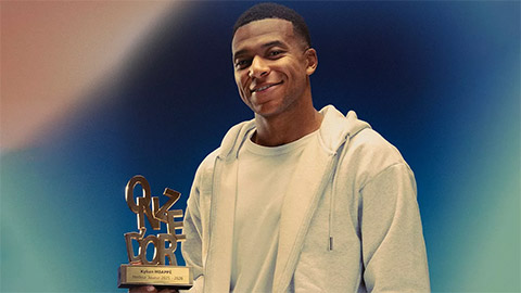  Mbappe giành Onze d'Or lần đầu tiên