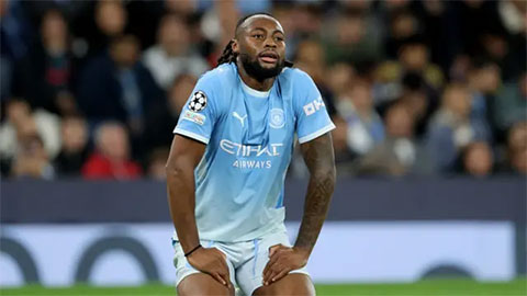  Semenyo nghỉ thi đấu 2 tháng, Man City nhận tin dữ
